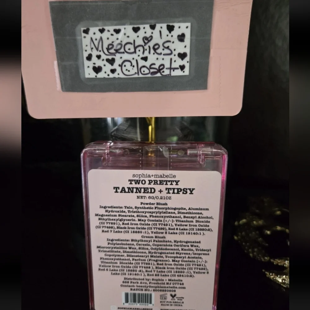 Sophia + Mabelle Two Pretty Blush Duo Tanned + Tipsy NIB Sealed​